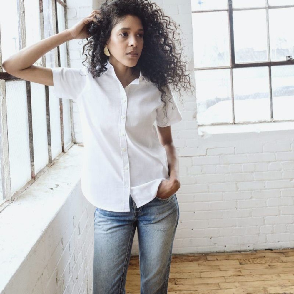 NWT Tradlands button up, size XS, White